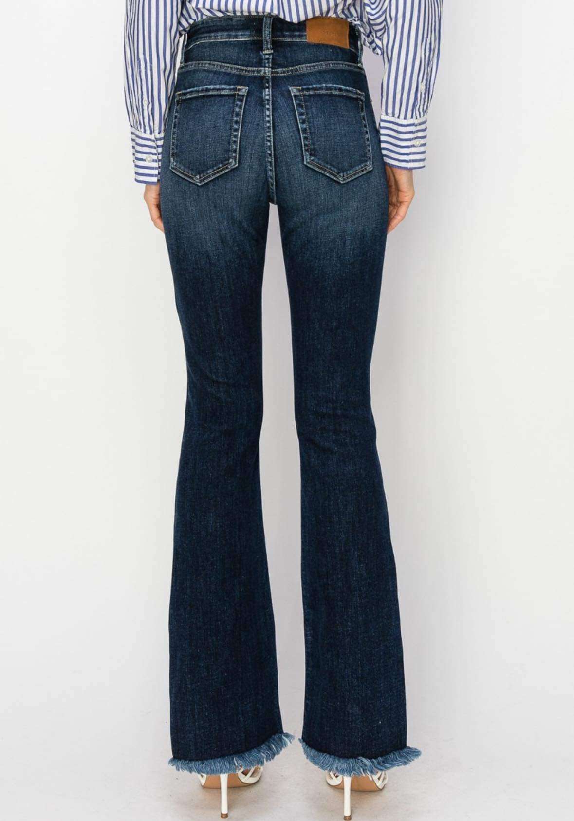 High Rise Western Bootcut denim